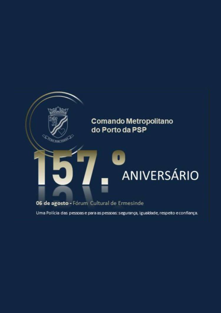 Comando Metropolitano da PSP do Porto comemora 157 anos em Ermesinde