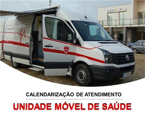 Unidade Móvel de Saúde - Calendarização de atendimento - mês de agosto