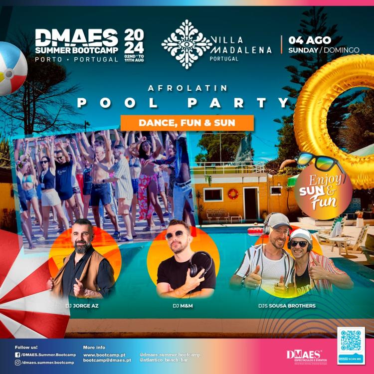 Domingo 4 AGS -DMAES SUMMER BOOTCAMP - POOL PARTY  - VILLA MADALENA