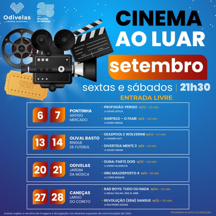 CINEMA AO LUAR 2024