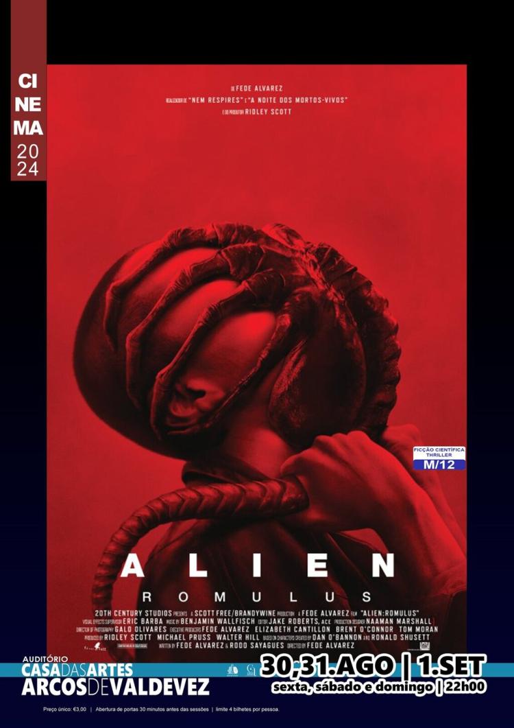 Exibição do filme ' Alien: Romulus'