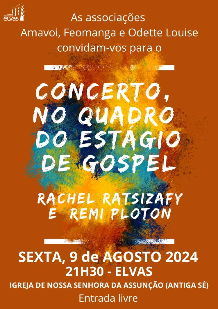 Concerto de Gospel Rachel Ratsizafy e Remi Ploton