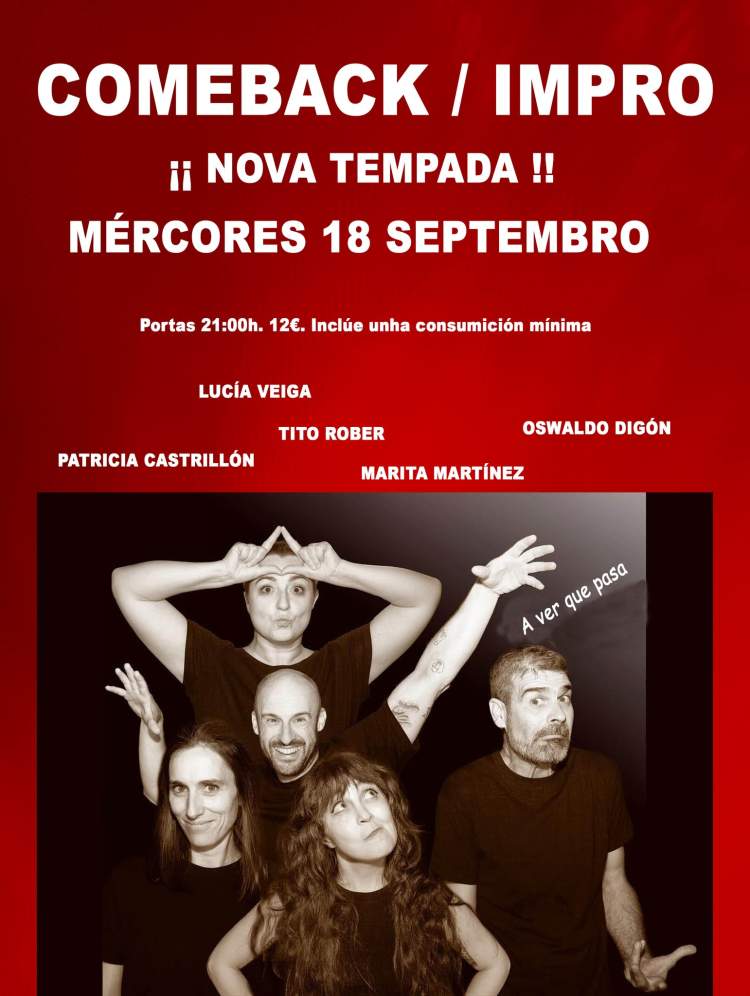 COMEBACK   Impro / Teatro en Garufa Club 