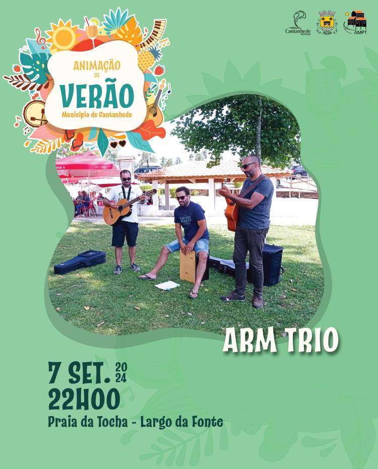 Animação de Verão na Praia da Tocha - ARM Trio