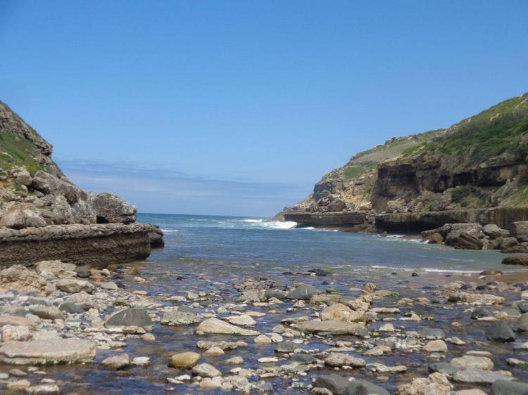 Caminhando na Praia da Samarra