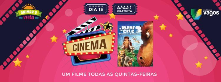 Cinema Infantil “A Idade do Gelo 3 – Despertar dos Dinossauros ” 