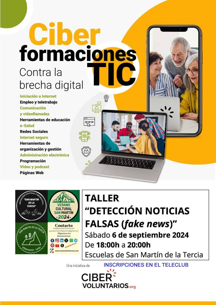 TALLERES COMPETENCIAS DIGITALES - DETECCIÓN DE NOTICIAS FALSAS (FAKE NEWS)
