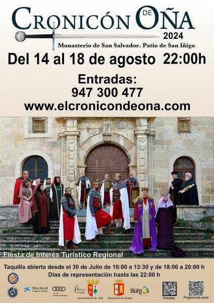 El Cronicón de Oña. Fiesta de Interés Turístico de Castilla y León