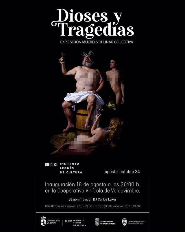 Dioses y tragedias. Exposición colectiva. Cooperativa vinícola de Valdevimbre.