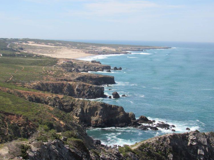 Caminhando na Praia do Abano