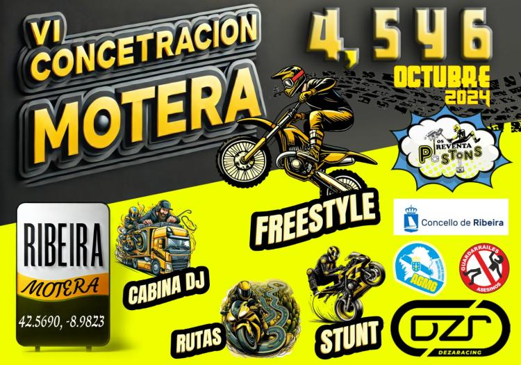 VI Concentración Motera Ribeira ( A Coruña) Organiza Motoclub Os ReventaPistonS