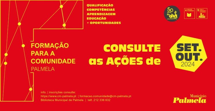 FORMAÇÃO PARA A COMUNIDADE: Conheça as ações de setembro e outubro