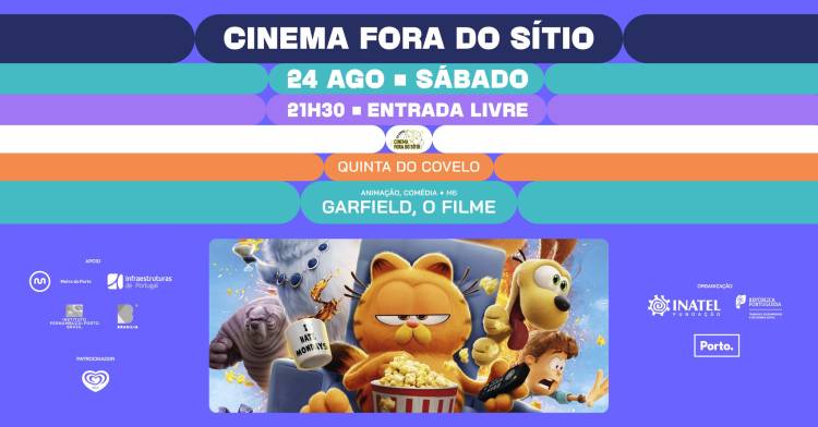 Cinema Fora do Sítio - Garfield, o Filme