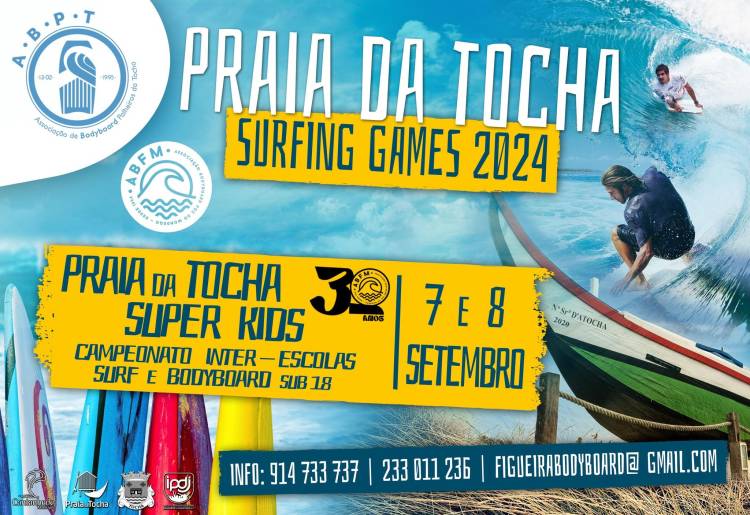 Surfing Games 2024 - Praia da Tocha - Super Kids - Campeonato Inter-Escolas Surf e BodyboardSub18