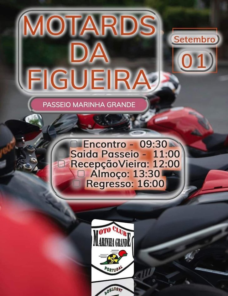 PASSEIO MOTARD NA MARINHA GRANDE