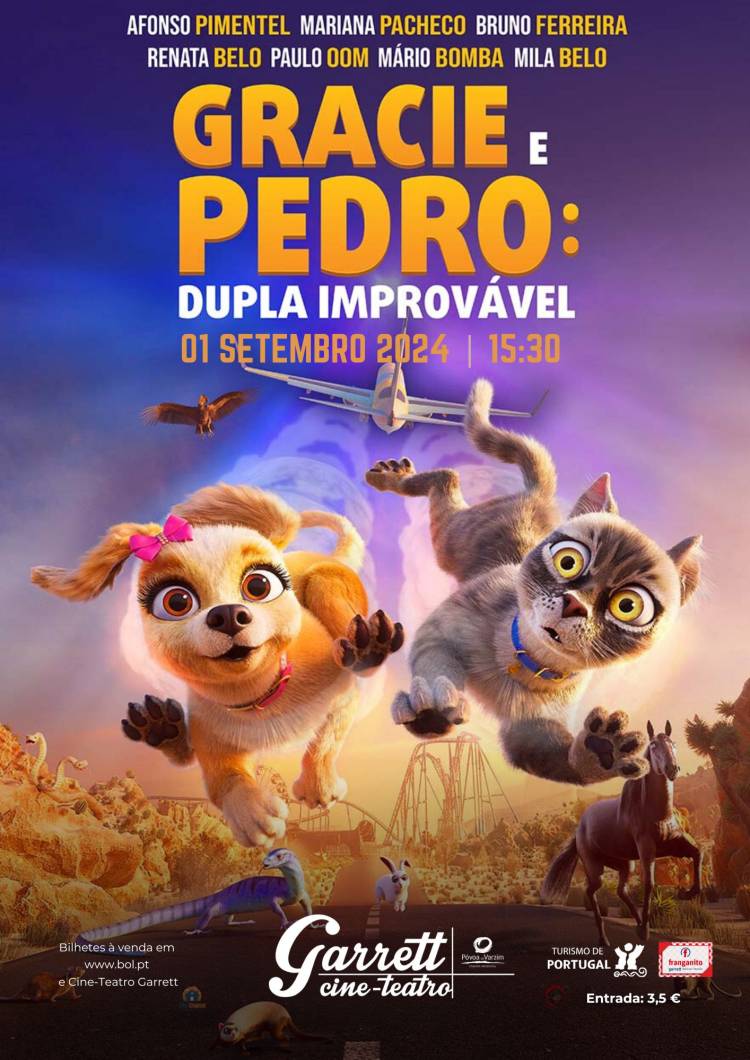 Cinema 'Gracie e Pedro: dupla improvável'