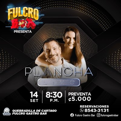 PLANCHA LIVE EN CARTAGO