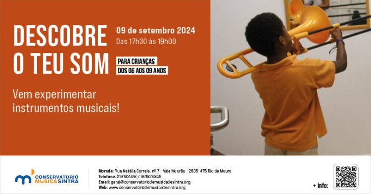 Workshop Descobre o teu som: Vem experimentar instrumentos musicais!