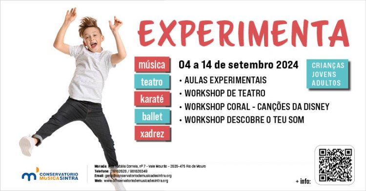  Experimenta em setembro