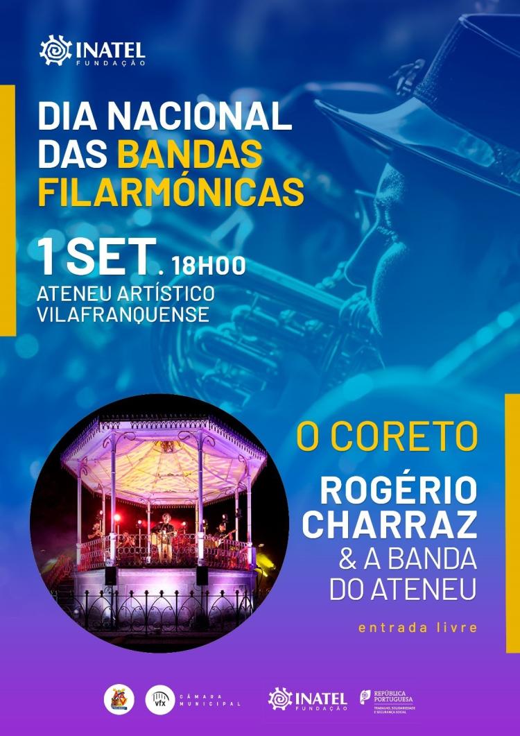 Concerto “O Coreto” celebra Dia Nacional das Bandas Filarmónicas a 1 de setembro