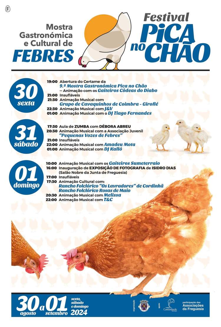 9.ª Mostra Gastronómica e Cultural de Febres - Pica no Chão