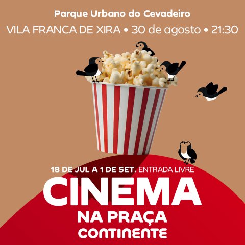 “Cinema na Praça”