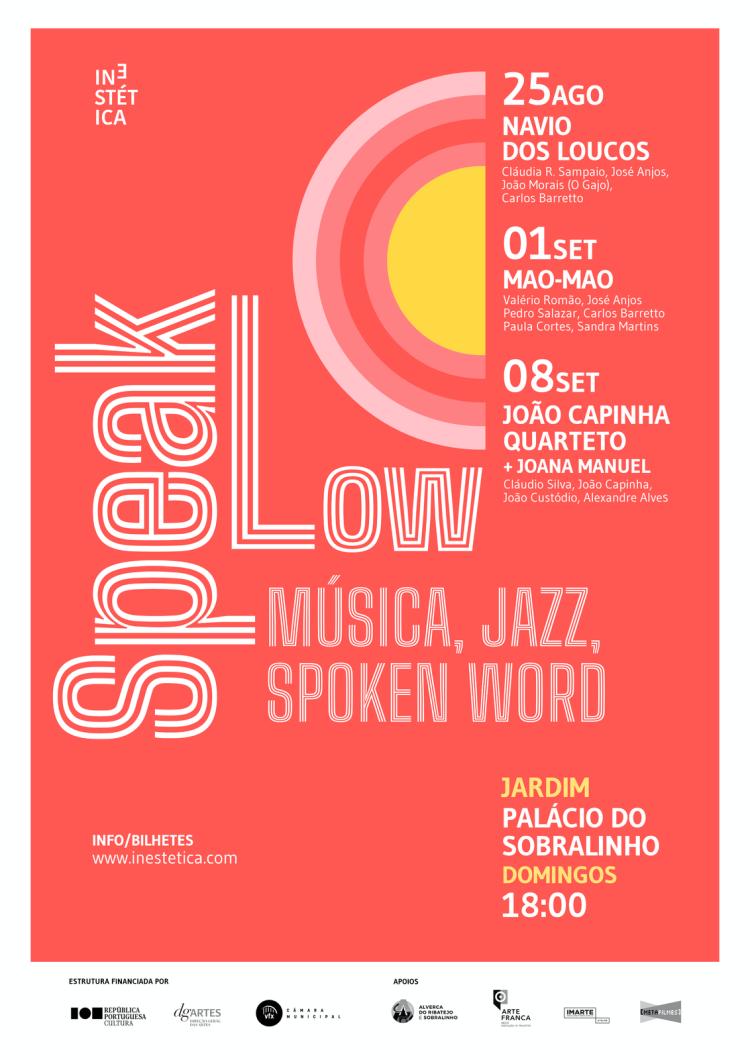 Música e 'spoken word' no jardim do Palácio do Sobralinho nos próximos três domingos