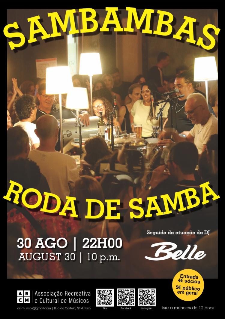 SAMBAMBAS | RODA DE SAMBA | DJ BELLE