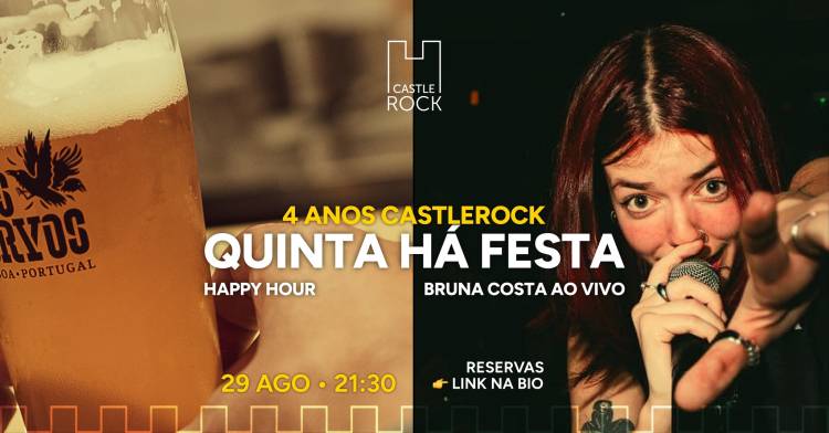 Festa de 4 anos do CastleRock Pub & Hotel