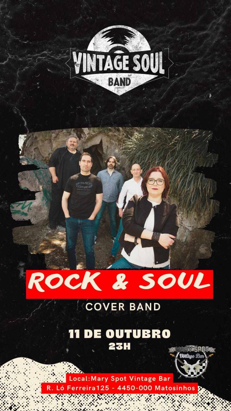 Vintage Soul- Rock Cover Band @ Mary Spot Vintage Bar - Matosinhos