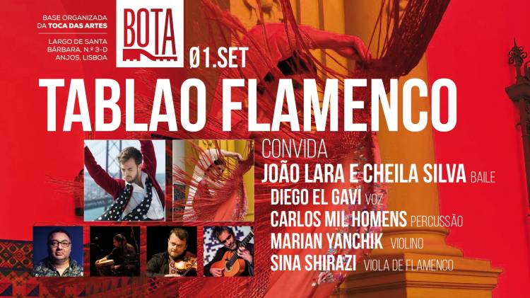 Tablao Flamenco convida João Lara e Cheila Silva