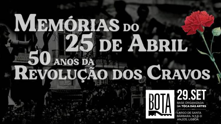 Pré-estreia do documentário MEMÓRIAS DO 25 DE ABRIL, 50 ANOS DA REVOLUÇÃO DOS CRAVOS