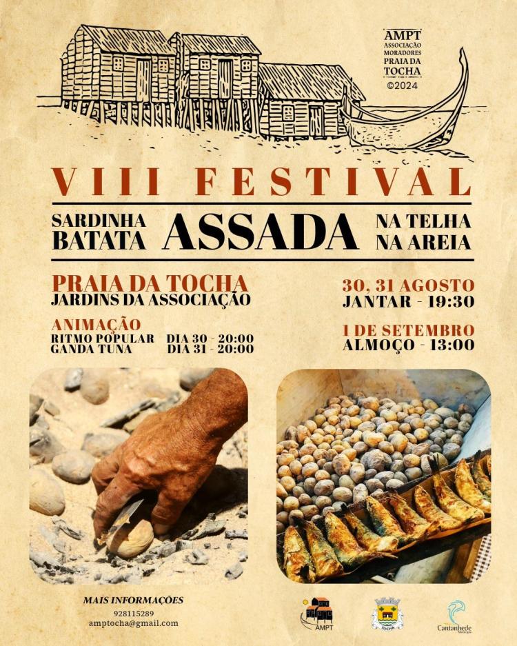 VIII Festival da Sardinha Assada na Telha e da Batata Assada na Areia