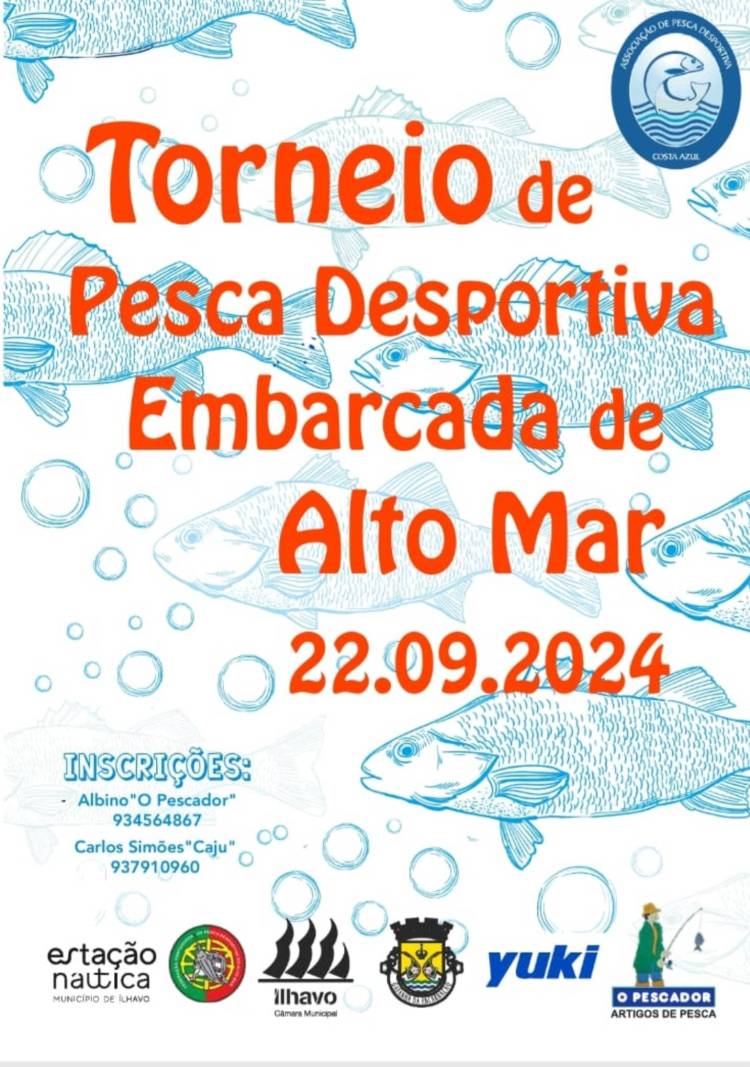 Torneio de Pesca Desportiva Embarcada em Alto Mar