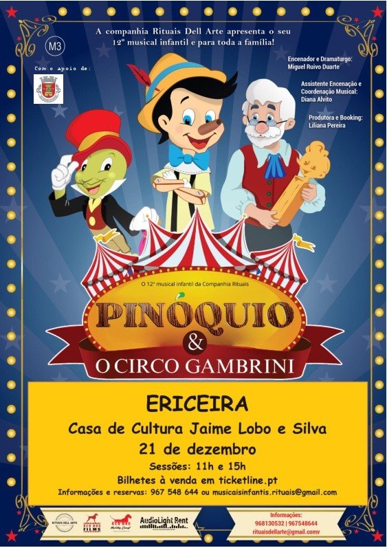 Musical Infantil 'Pinóquio & O Circo Gambrini'