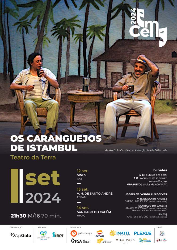 EmCena apresenta “Os Caranguejos de Istambul” de António Cabrita pelo Teatro da Terra com encenação de Maria João Luís