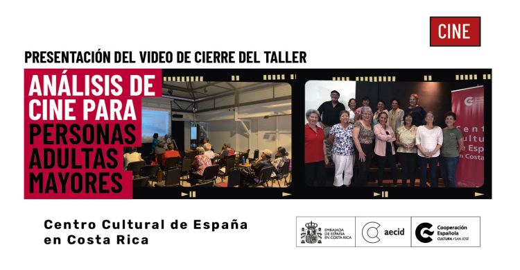 Presentación video final del taller de apreciación de cine para personas adultas mayores