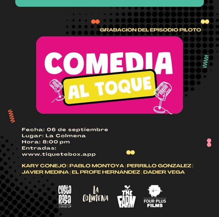 Grabación de Comedia al toque.