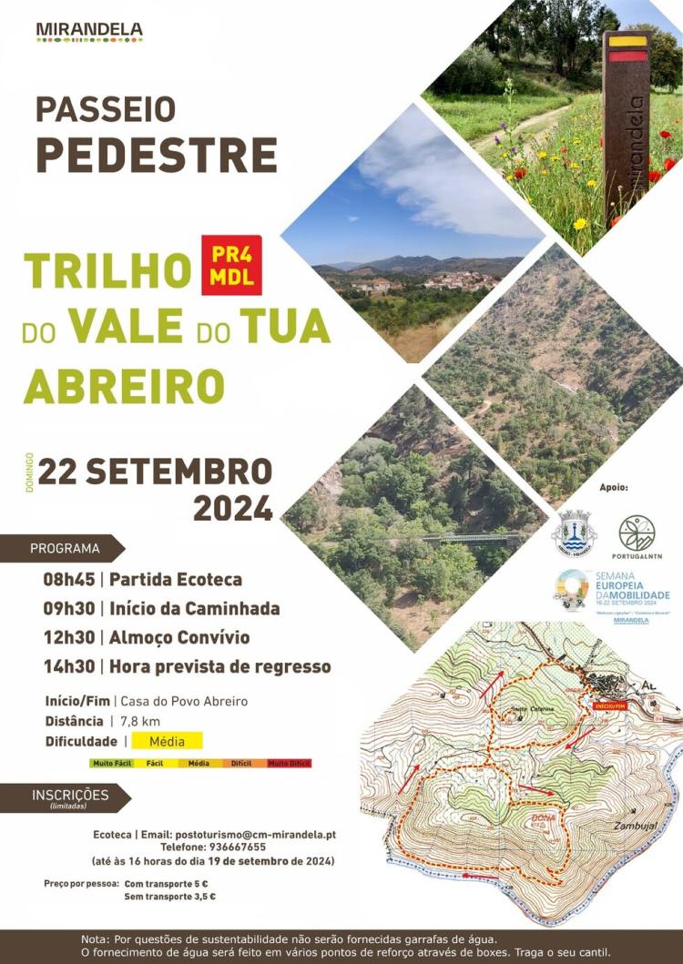 Passeio Pedestre Trilho PR4 do Vale do Tua - Abreiro