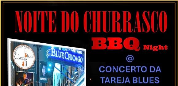 Concerto Tareja Blues Band no Jardim com BBQ