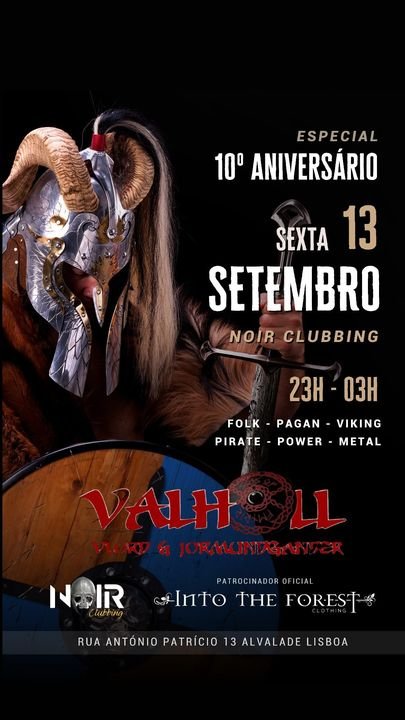 VALHÖLL VIKING PARTY - 10º Aniversário