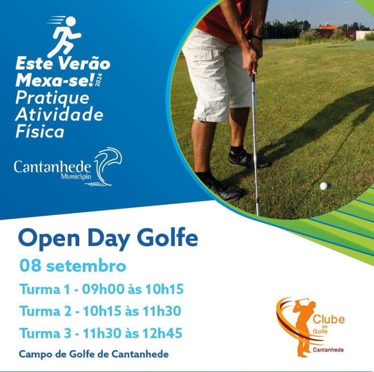 Este Verão Mexa-se! Open Day Golfe