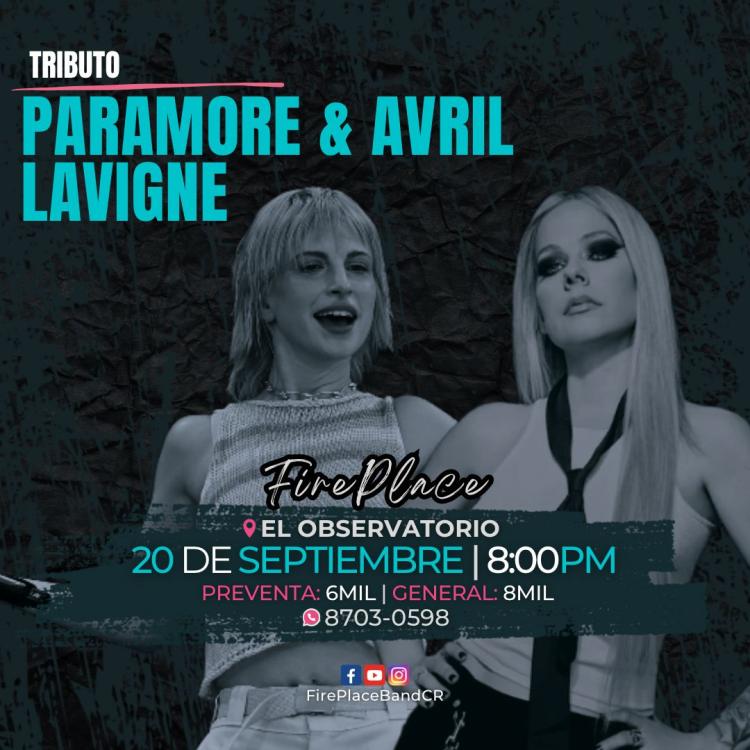 Tributo PARAMORE & AVRIL LAVIGNE. Interpretado por: Fire Place.