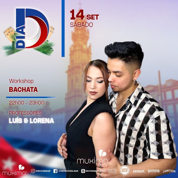 SÁBADO 14 SETEMBRO - WORKSHOP BACHATA 