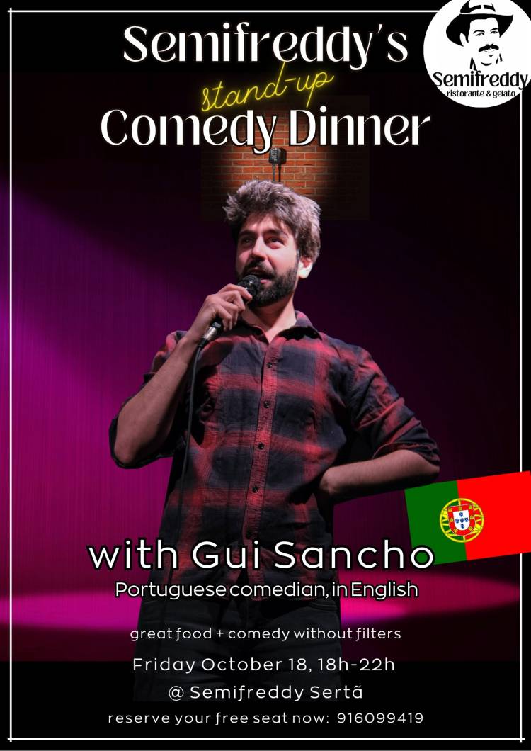 Semifreddy's Stand-Up Comedy Dinner - with Gui Sancho