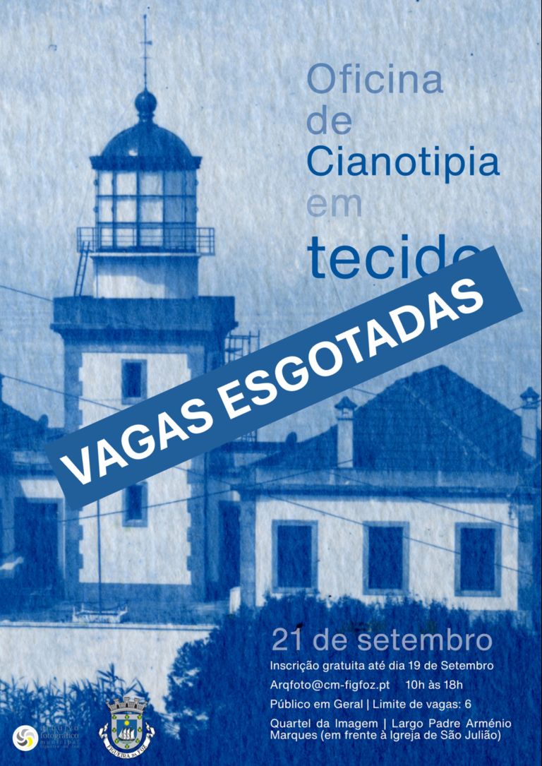 ESGOTADA- Oficina de Cianotipia em tecido