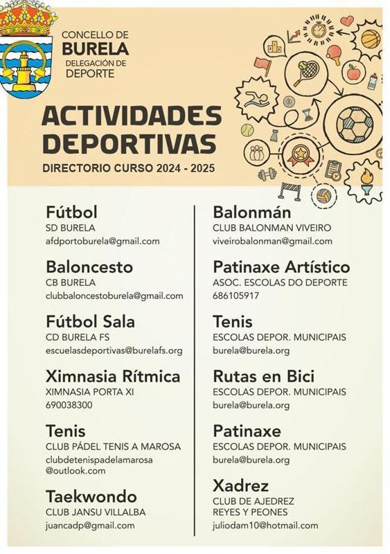 Actividades deportivas 2024-2025