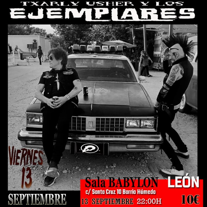 Txarly Usher y Los Ejemplares. Sala Babylon