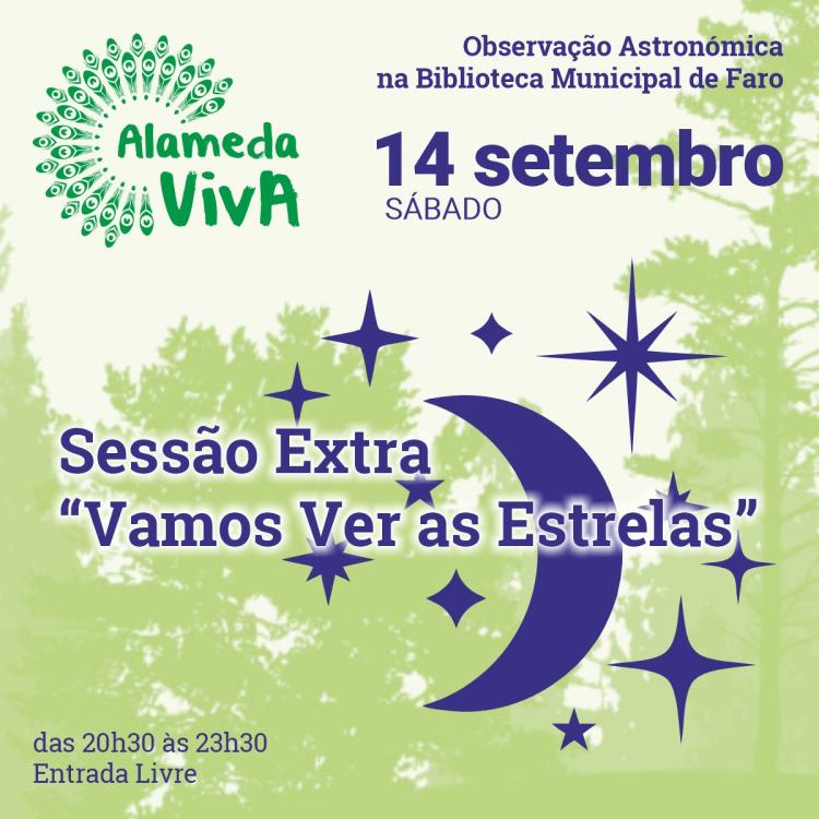 Observação astronómica: Vamos ver as estrelas | Alameda Viva 