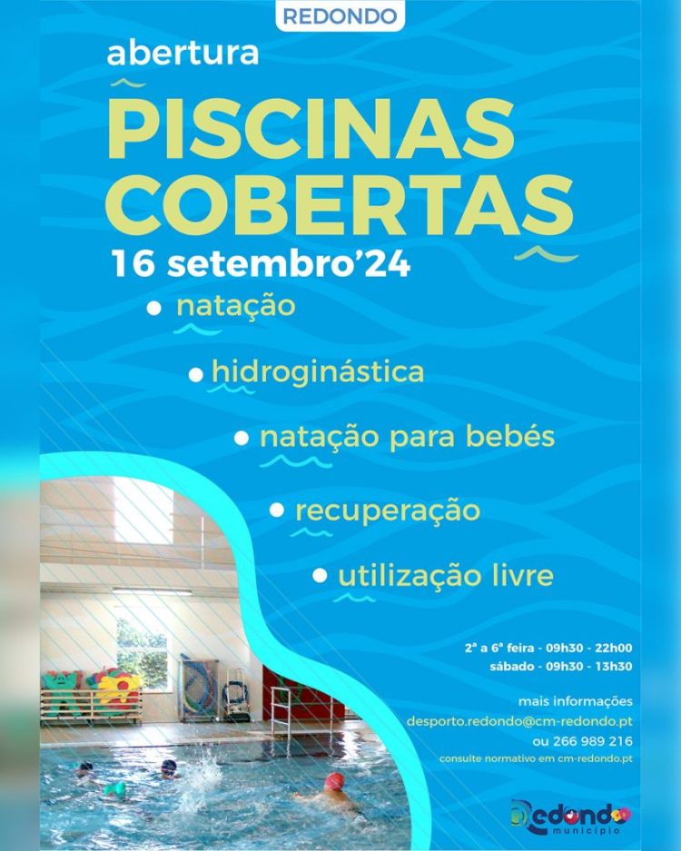 Abertura da Piscina Municipal Coberta | 16 de setembro